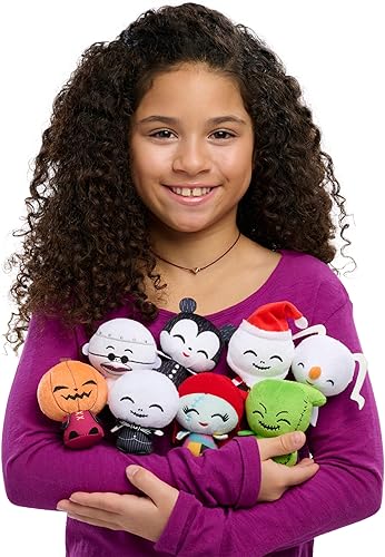 Miniatura 2 de Just Play Disney Tim Burton's The Nightmare Before Christmas - Paquete de 2 juguetes coleccionables de peluche, exclusivo de Tienda, juguetes para