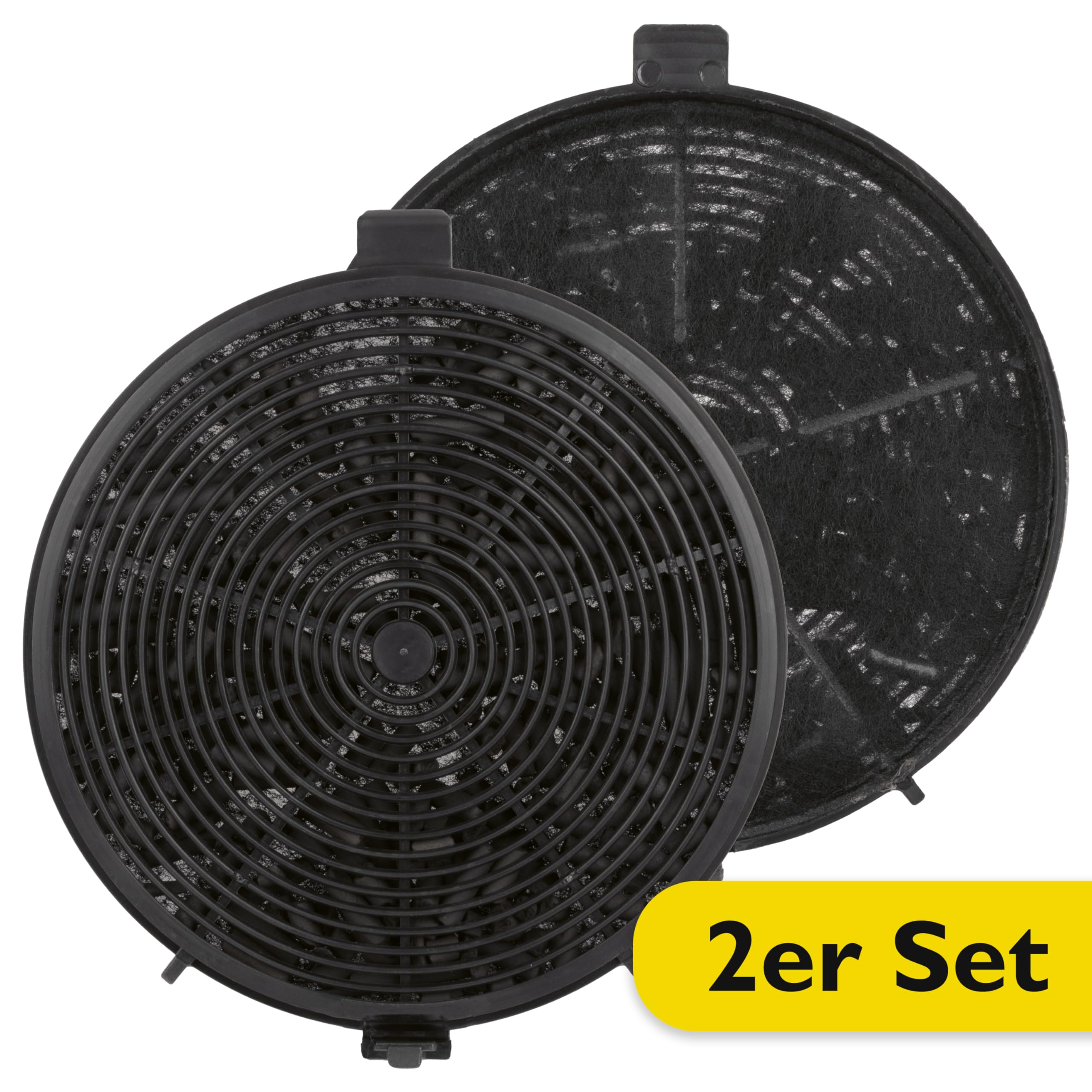 Bomann® KF 573 Lot De 2 Filtres à Charbon Actif Pour Hottes Aspirantes DU 7600, DU 7601, DU 7607, DU 7609