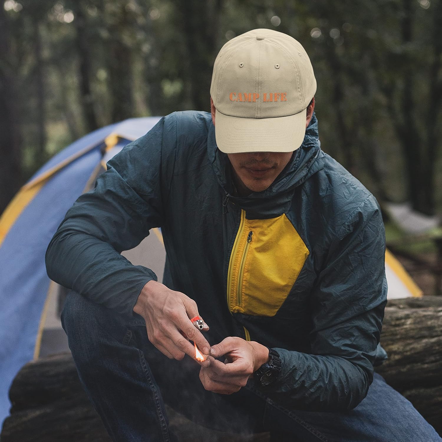 Custom Embroidered Baseball Cap for Men, Women - Your Text or Initials - 24 Cap Colors, 18 Thread Colors - Personalized Gifts - Image 5