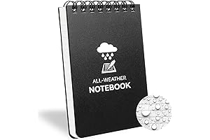 Libreta de apuntes pequeña resistente al agua, 3 x 5