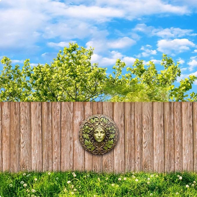 Decoración de Pared de Metal 2D Árbol Mujer para Jardín Exterior miniatura 6