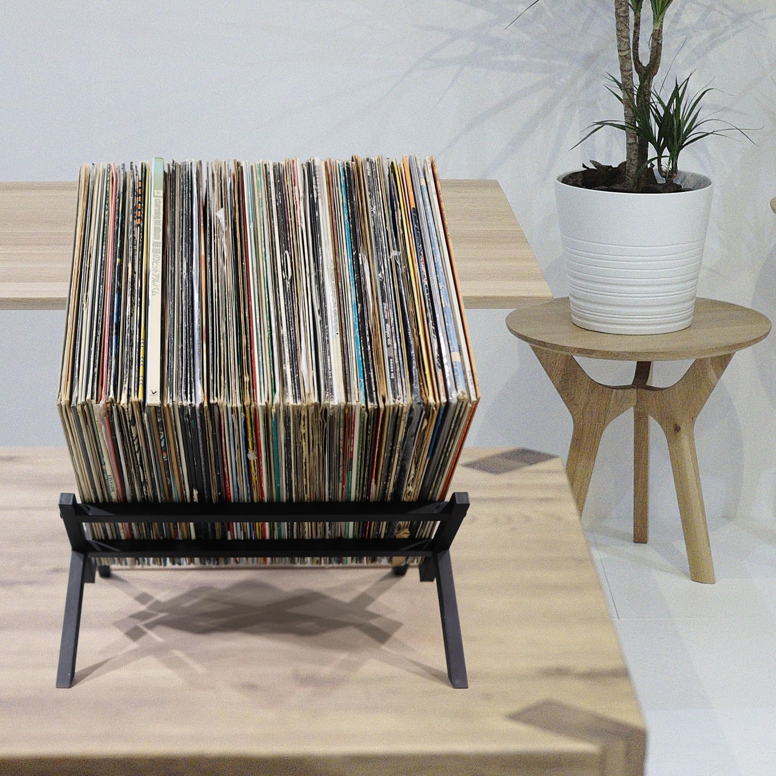 Amazon｜レコード収納ラック レコード棚 LPレコードラック