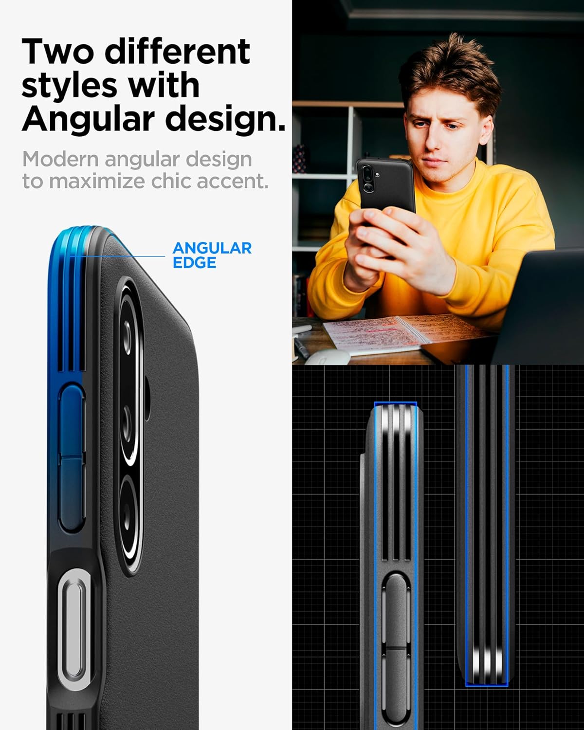 Spigen Essential Sand Blast for Samsung Galaxy M36 5G Case, Galaxy F36 5G Back Cover (2025) - TPU|Matte Black 24 81 Fft6BkdL. SL1500