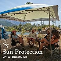 Vista 7 de Coleman Oasis Instant Pop-Up Canopy Tent with Side Wall Attachment, Portable Shelter with Easy Setup & Takedown, Wheeled Carry Bag Included
