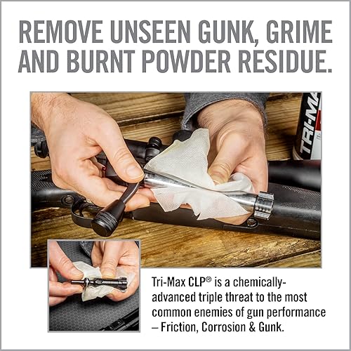 Miniatura 3 de Real Avid Tri-Max CLP - Toallitas de limpieza para pistolas – 60 paños pre-saturados limpian, lubrican y protegen armas de fuego, prevención de