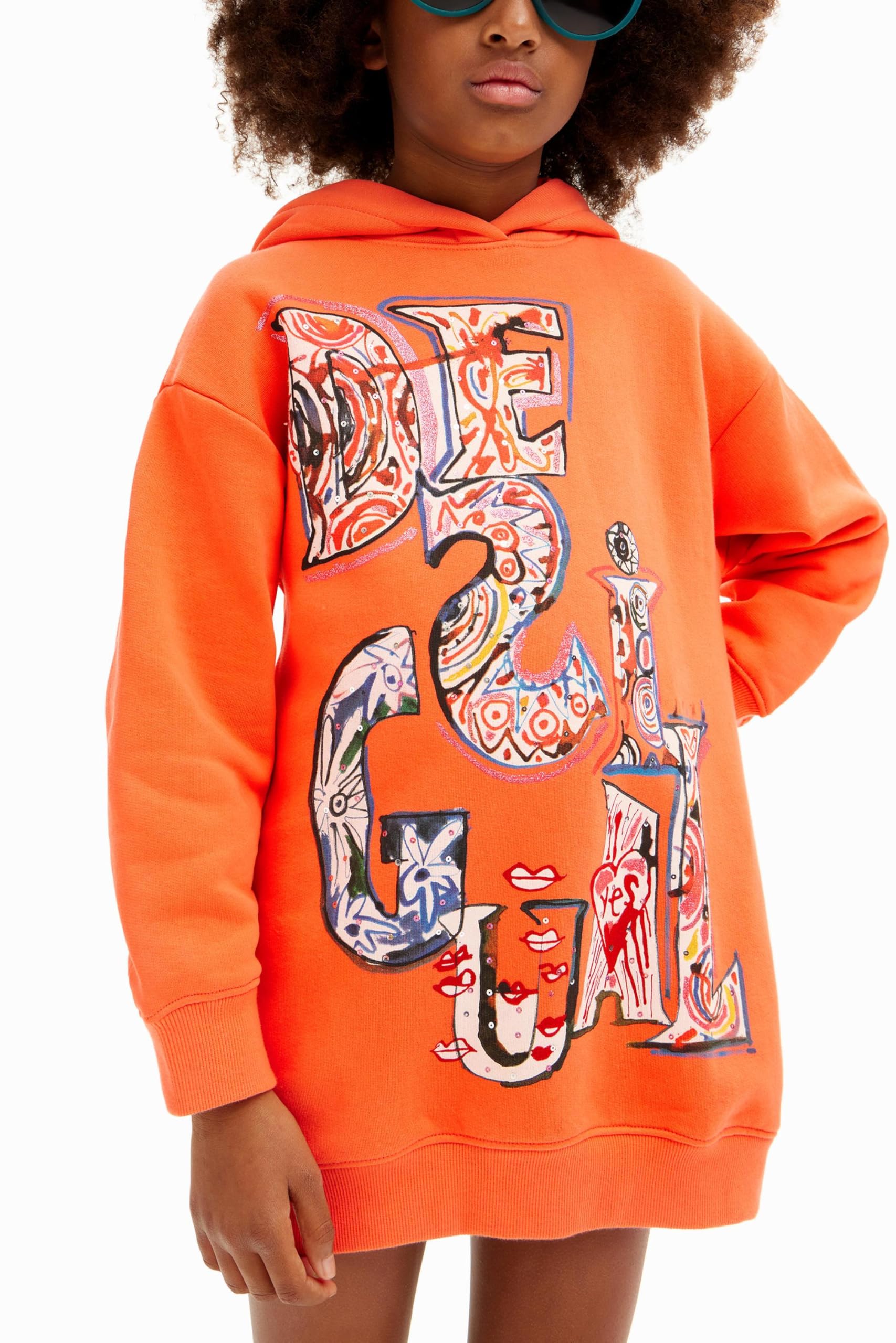 Desigual Mädchen Girl Knit Long Sleeve Dress
