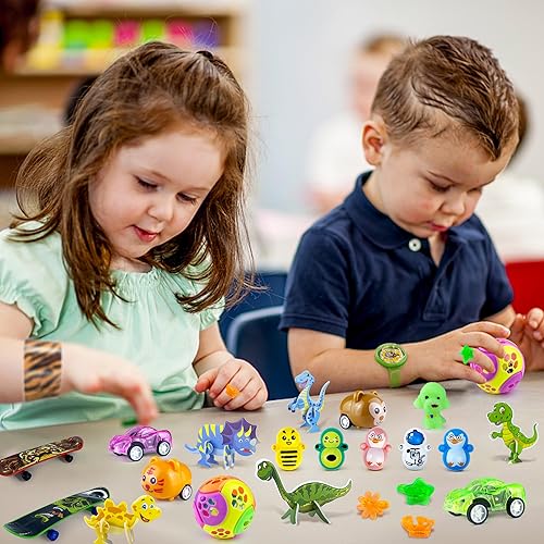 Miniatura 5 de XIPEGPA Surtido de 62 piezas de juguetes de fiesta para recompensas de aula, juguetes a granel, juguetes de fiesta de cumpleaños, bolsas de regalo,