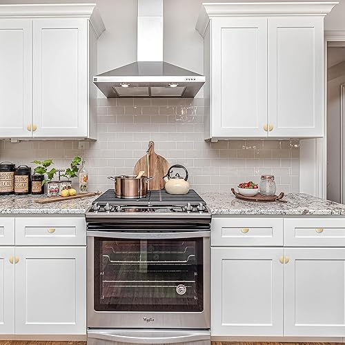 Miniatura 7 de Paquete de 2 tiradores de cajón de latón macizo, pomos y manijas de gabinete de cocina semicírculos, pomos dorados para gabinete y cajón, manijas