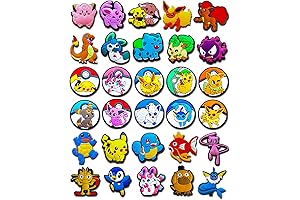 30Pcs Anime Pokemon Charms