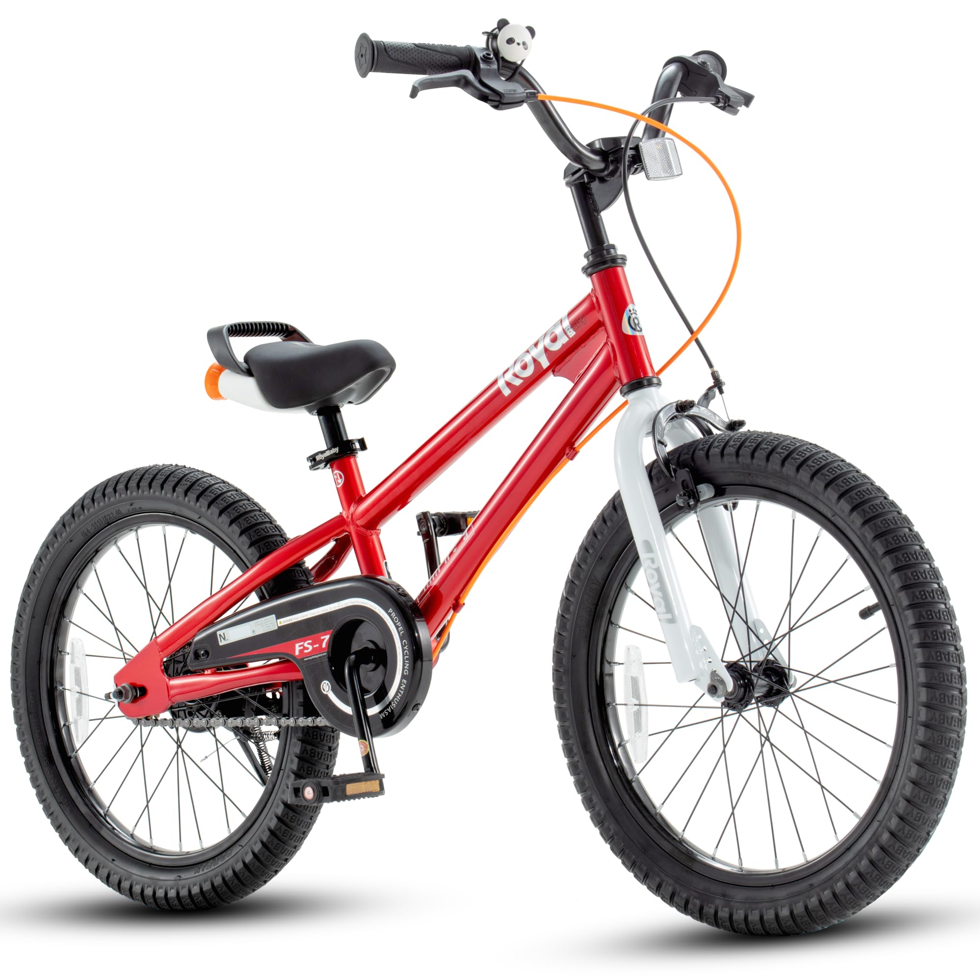 Royalbaby EZ Kids Bike, Innovation 2-in-1 Balance & Pedal Easy Learning Bicycle, 12 14 16 18 Inch for Beginners Ages 3-9 Years Boys Girls, Multiple Colors, No Training Wheel Needed