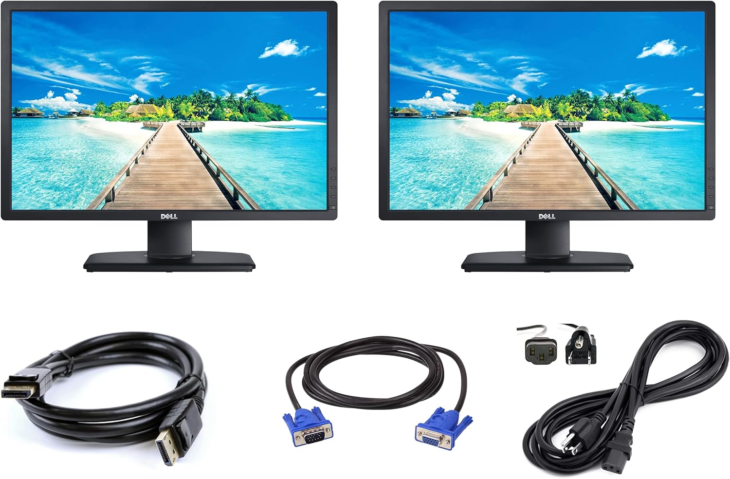 Dell Dual U2412M UltraSharp 24 Inch LED Backlit Monitor