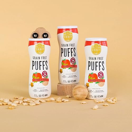 Miniatura 8 de Serenity Kids Bocadillos sin granos para bebés y niños pequeños de 6 meses  Sin azúcar añadido, gluten ni arroz, sin alérgenos  Hecho con yuca