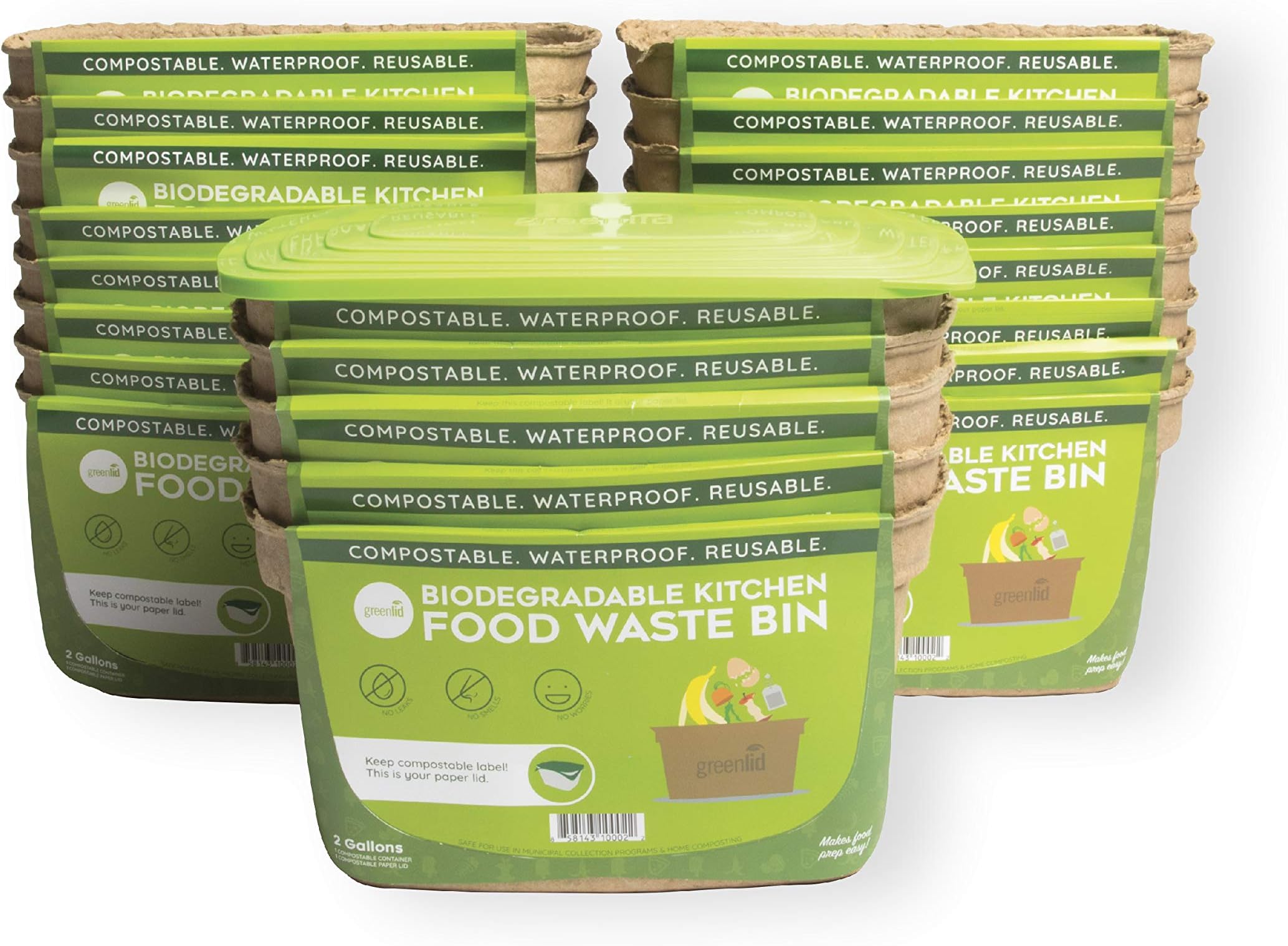 Greenlid Big (2 Gallon) - Starter Kit (25 Pack + Reusable