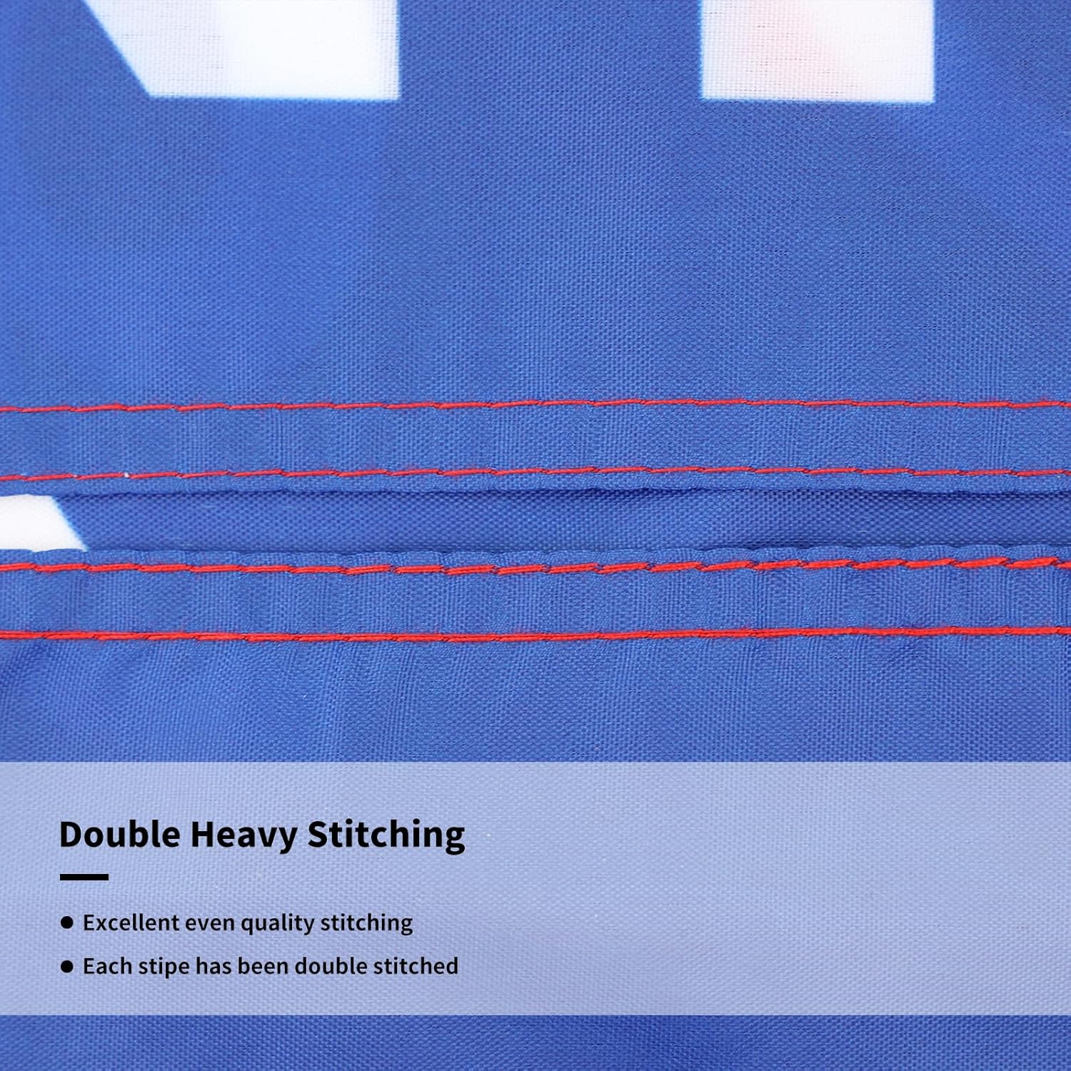 Probsin 250 Anniversary Flag 3x5 Ft 250 Years Anniversary 1776-2026 American Flags Patriotic Stars Yard Signs Party Supplies Hanging Decor for Room House Welcome Photo Backdrop with Brass Grommets - Image 4