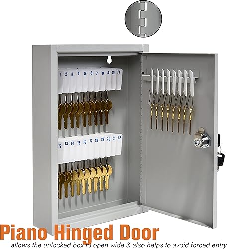 Miniatura 5 de BankSupplies STEELMASTER - Armario de 30 llaves  Caja de llaves de control de bloqueo único  Construcción de acero soldada de calibre 22  Resistente