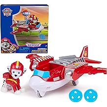 Air Rescue Marshall Action Figure &amp; Hero Hydro Airplane Toy with Projectile Launcher &amp; 2 Projectiles, Kids Toys for Boys &amp; Girls Ages 3+