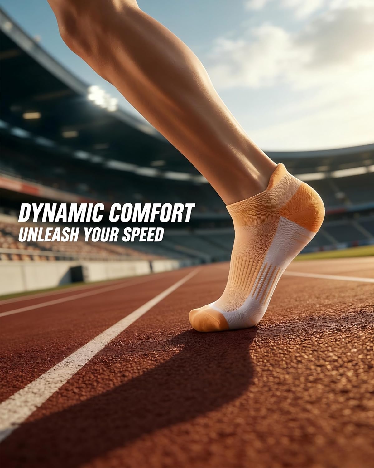 OGW Women‘s Ankle Running Athletic Socks - 5-Pairs No Show Cushioned with Arch Support for Workout Gym - size 5-12 - Image 2