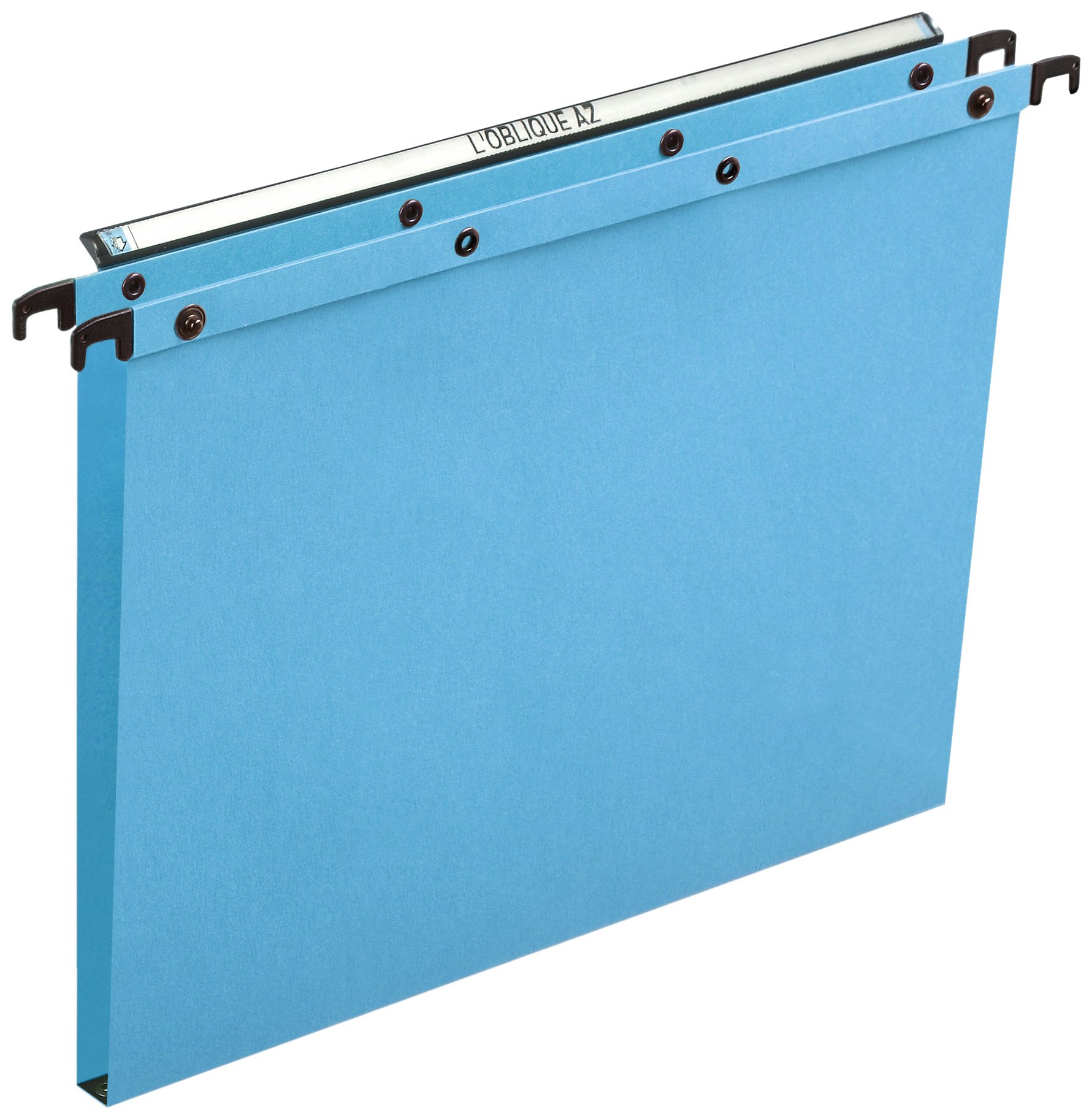 Elba Azo Ultimate Cartelle Sospese per cassetto Kraft Blu Scatola di 25 Fondo 15 mm blu