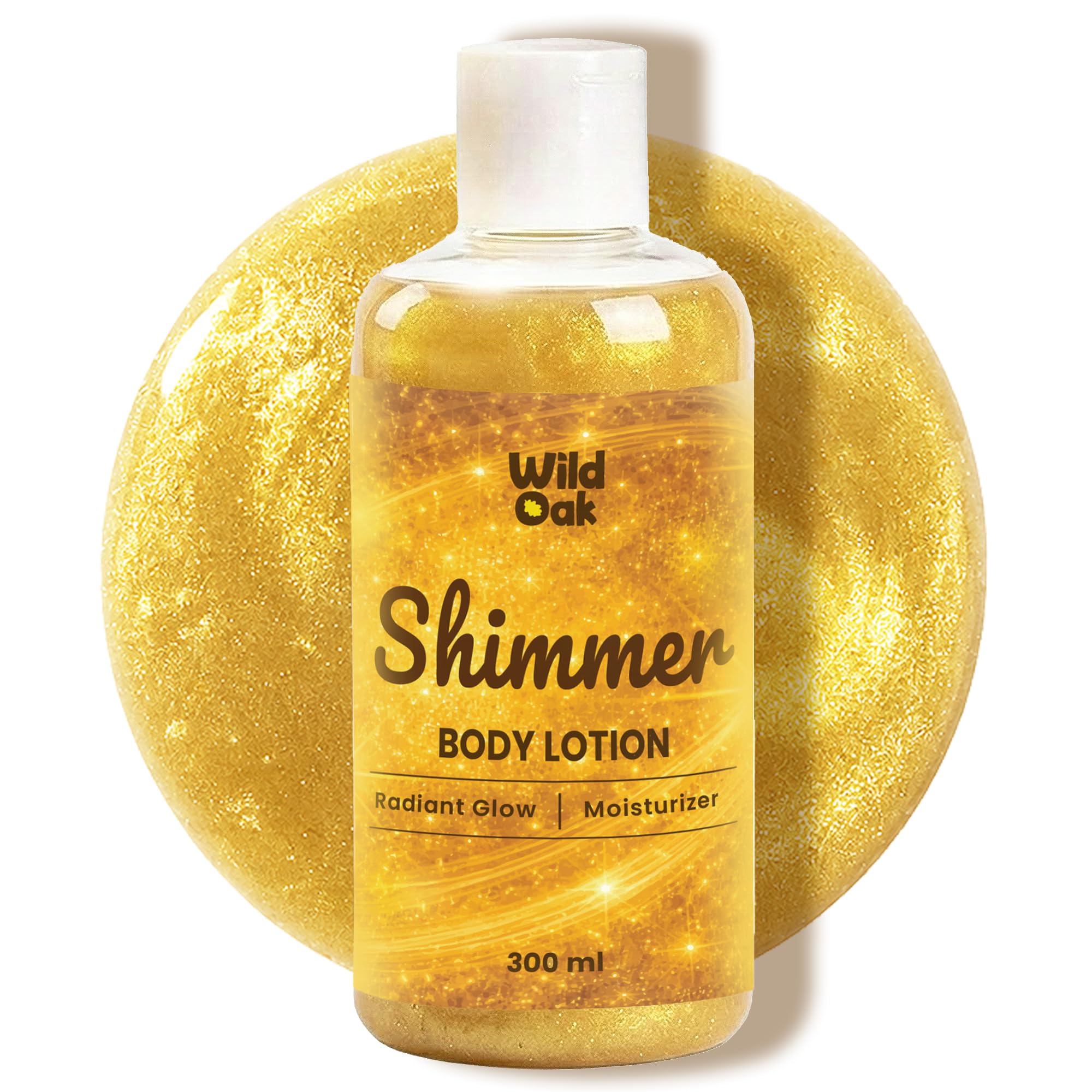 WildOak Perfume Shimmer Body Lotion | 300ml | Glow & Radiance Body Moisturizer | Niacinamide, Kojic Acid, Alpha Arbutin & Hyaluronic Acid | Hydrating Shimmer with Mica | Brightening & Skin Smoothing-image-15