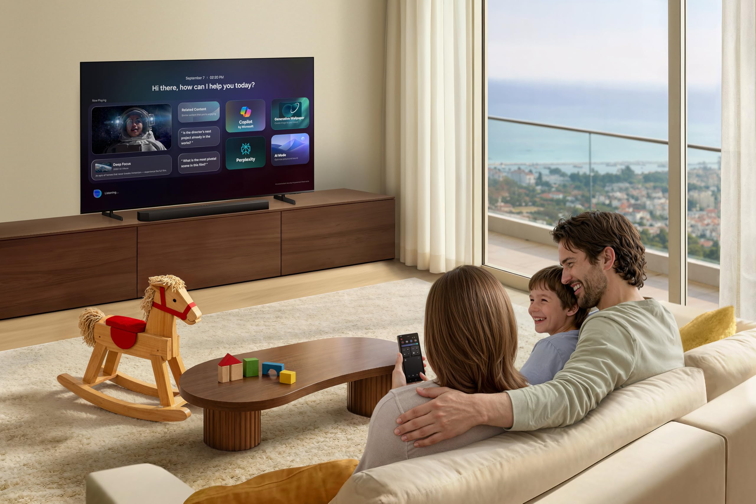 Samsung TV 50 Pulgadas Crystal 4K AI U8075H Smart TV con Vision AI Companion, Crystal Processor 4K, Dynamic Sound Pack TV Plus, Cine y Series