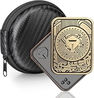 Poker Fidget Slider Toy for Kids Adults, Metal Magnetic Slider Finger Spinner Card for Stress Relief EDC, Novelty Fidget Clicker Gifts for Easter Birthday Desk Toy Office