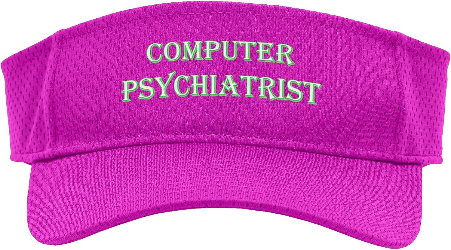 Computer Psychiatrist Funny IT Support Tech Humor Geek Sport Sun Visor