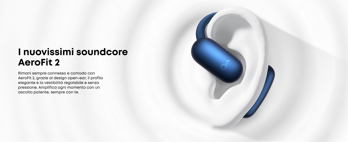 Soundcore AeroFit 2 di Anker, auricolari regolabili open-ear