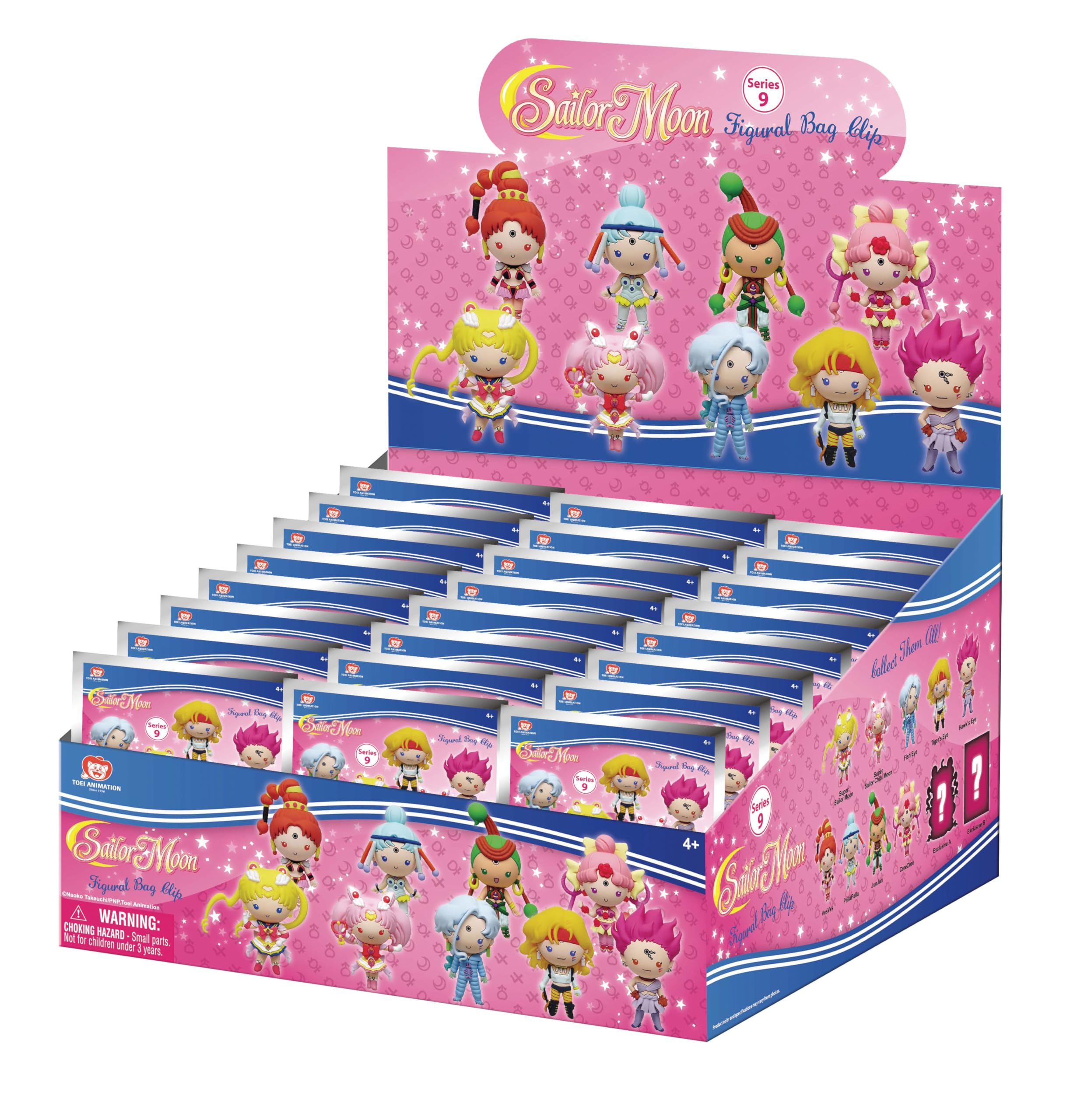 Amazon.com: Sailor Moon Series 9 3D Foam Bag Clip - Monogram Int