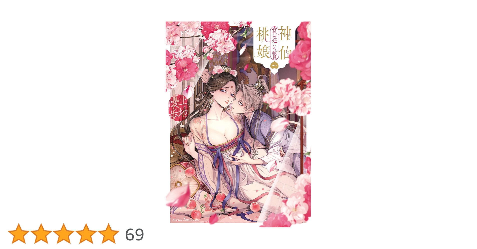 神仙桃娘 宮廷の贄 上地優歩 直筆イラスト入りサイン本 6/3～6/8【漫画家・上地優歩、華やかなる原画展】川口市立アート