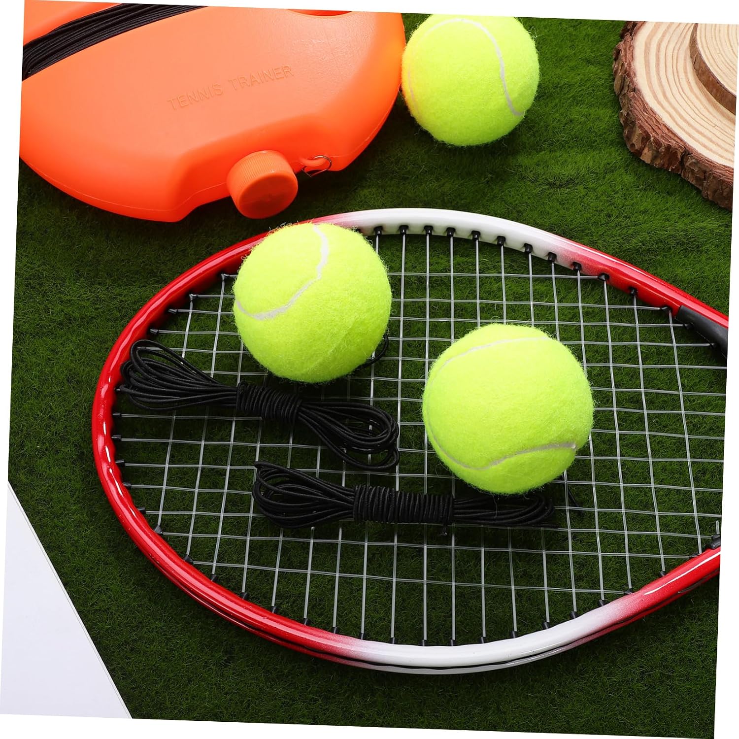 Yardwe Tennis Training Tool Tennis Rebound Ball Training Equipment Elastic Cord for Beginners