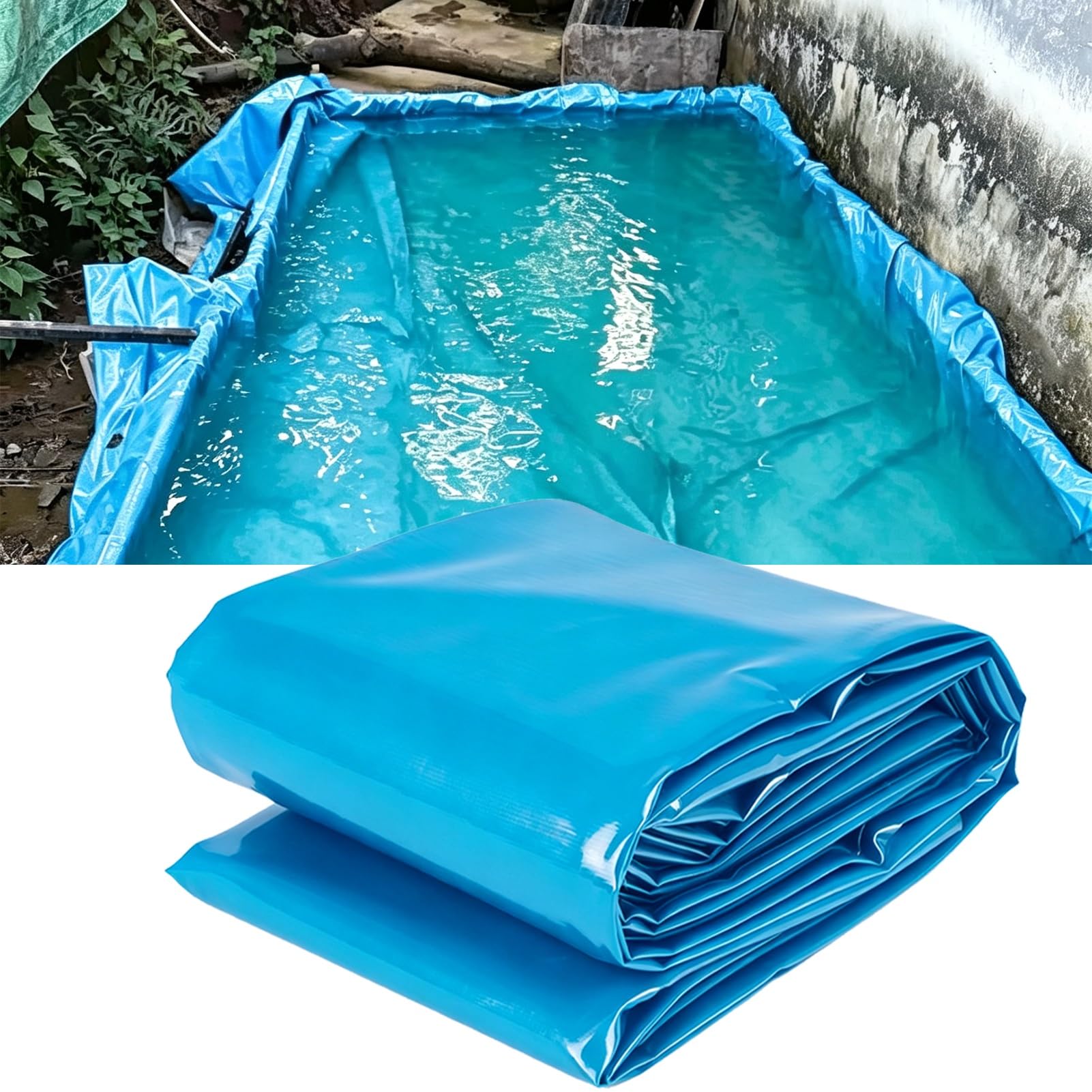 Rivestimenti per laghetto 5x8m 8x12m 10x15m Membrana impermeabile grande