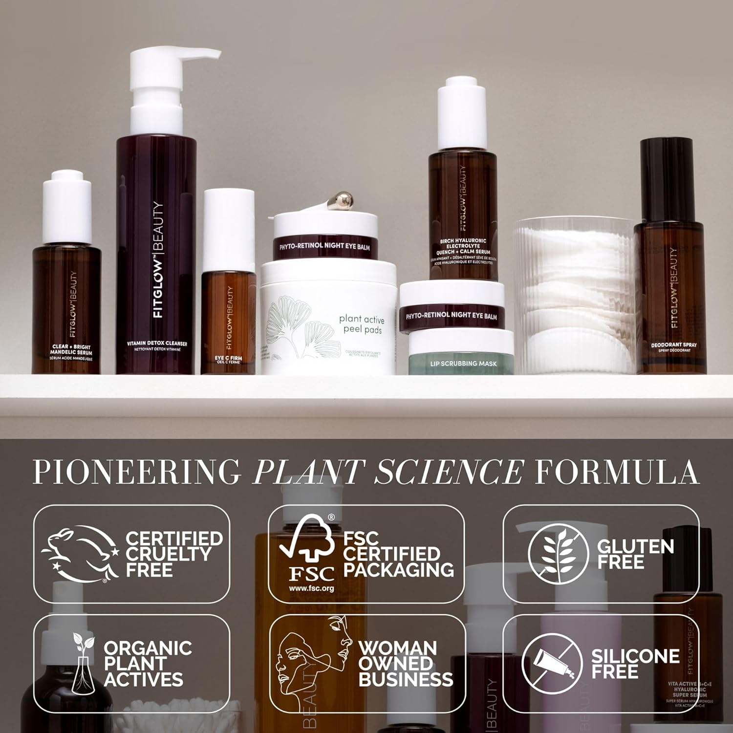 FITGLOW Beauty Vitamin Detox Cleanser | Balancing Gel Face Wash with Vitamin C & Charcoal | Pore Purifying for Clear Smooth Skin | Antioxidant-Rich Makeup Remover | Detoxifying Facial Cleanser, 120ml - Image 9