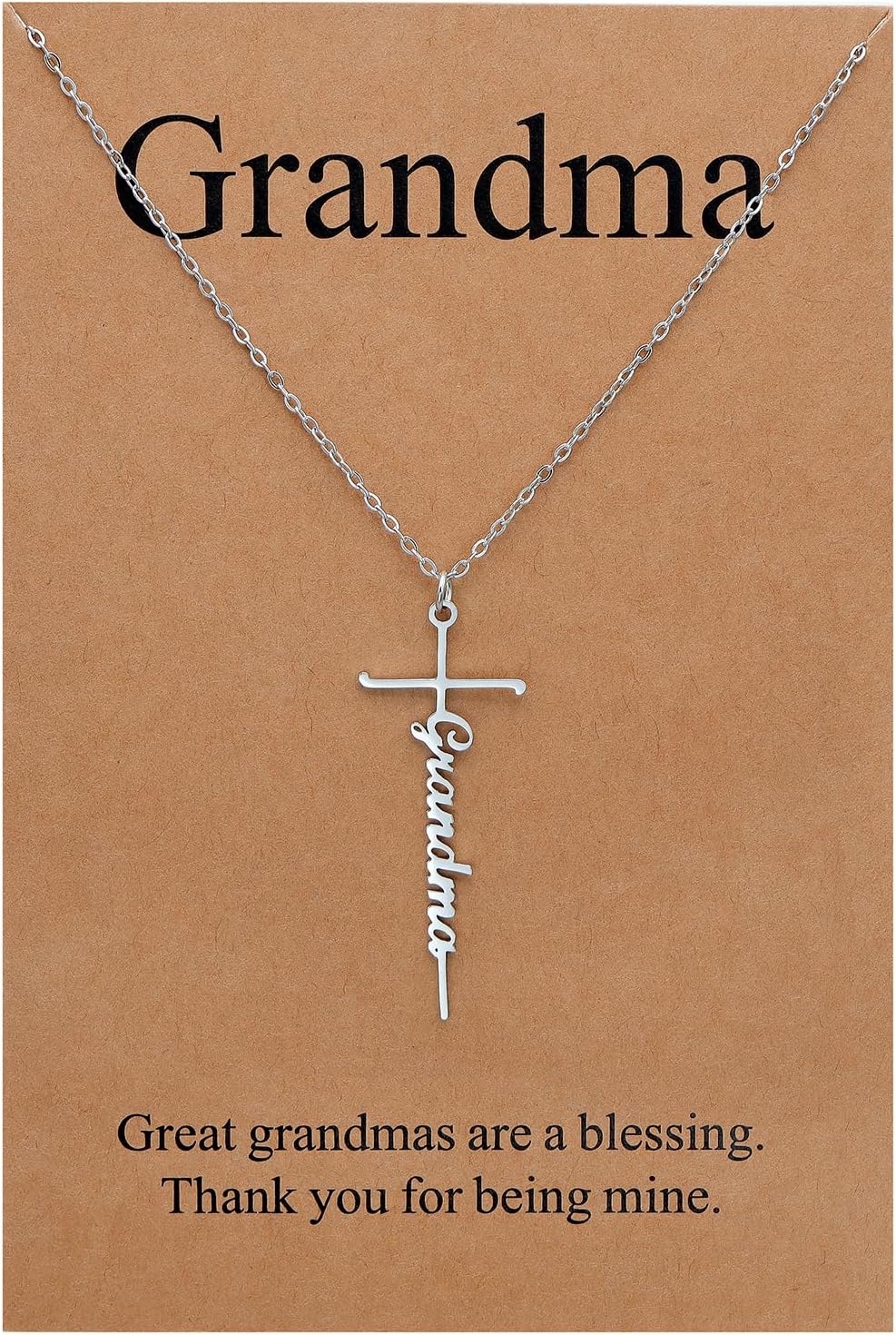 Lcherry Birthday Gifts for Grandma Mom Daughter Teacher Cross Necklace for Women Christian Necklaces Religious Gifts Jewelry for Women Mother's Day