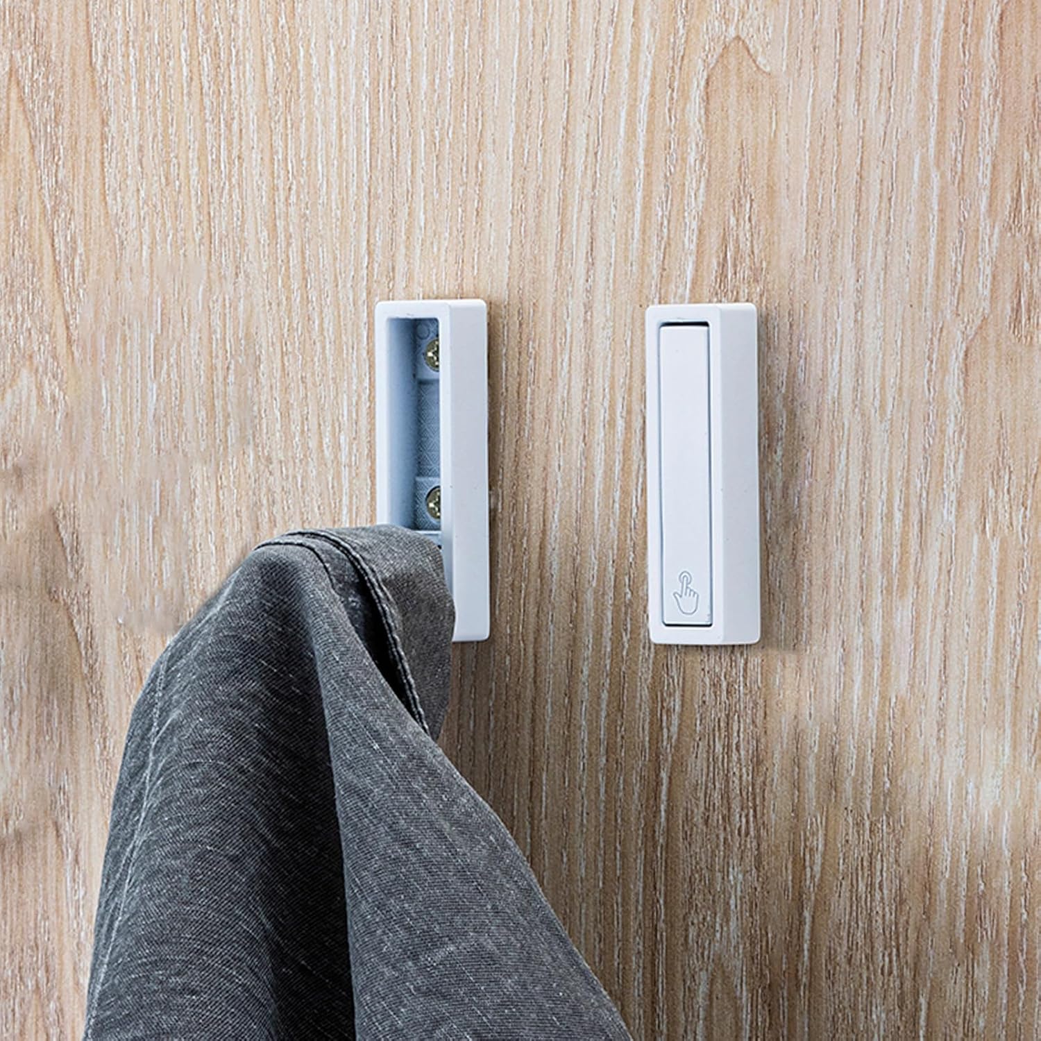 Foldable Coat Hooks 2 Pack,Heavy Duty Wall Hooks for Hanging Coats Towels Backpacks Bags Brushed Nickel Towel Hooks for a Functional Home (Brushed Nickel, 2)