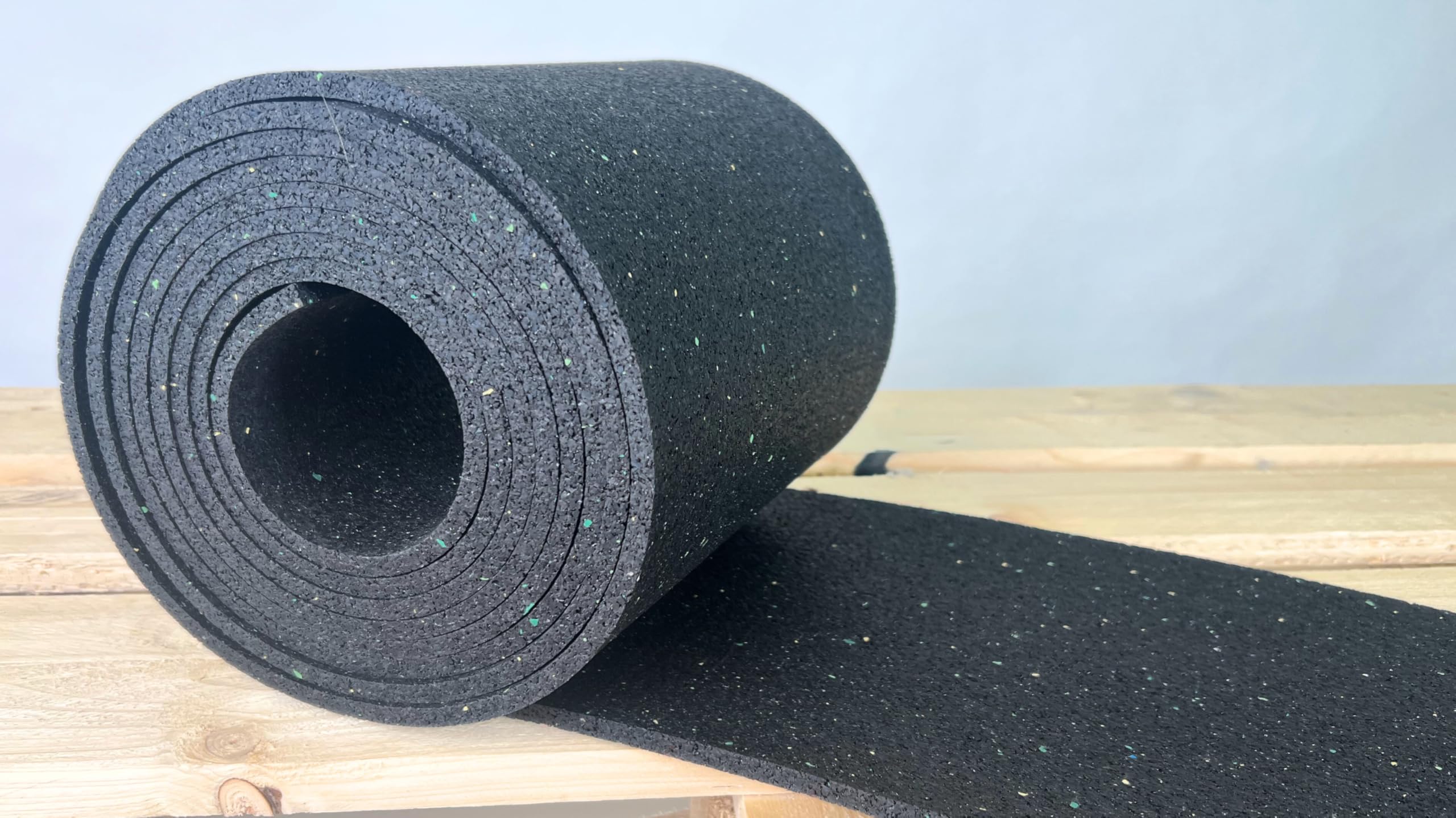Alfombrilla antideslizante para asegurar la carga, granulado de goma, rollo de 5000 mm, 8 mm de altura, alfombrilla antideslizante para camiones, 250 mm, para remolque, alfombrilla de goma