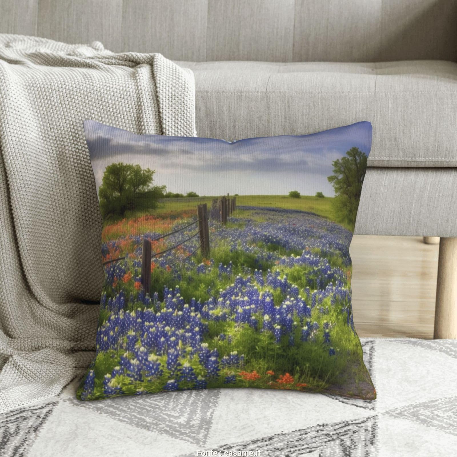 Coussin Texas double face pour canapé et une décoration de salon chaleureuse