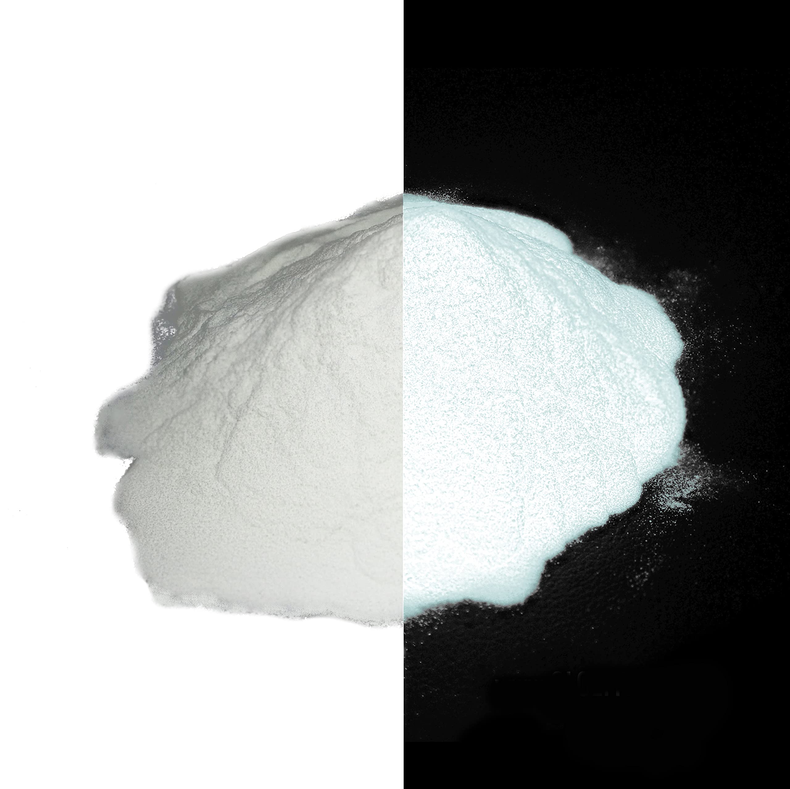 Super Phos Glow in The Dark Powder Pigment - Neutral Colors - .5 Ounce (15g) (Neutral White)