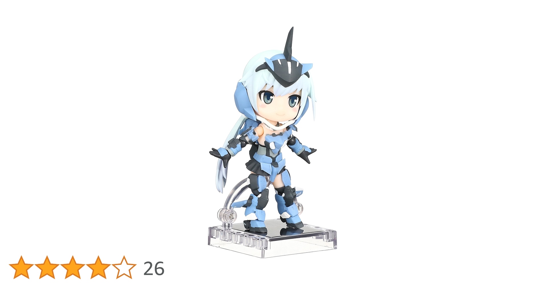 コトブキヤ キューポッシュ フレームアームズ・ガール FAガール スティレット ノンスケール PVC製 塗装済み可動フィギュア dwos6rj キューポッシュ FAガール スティレット｜フレームアームズ