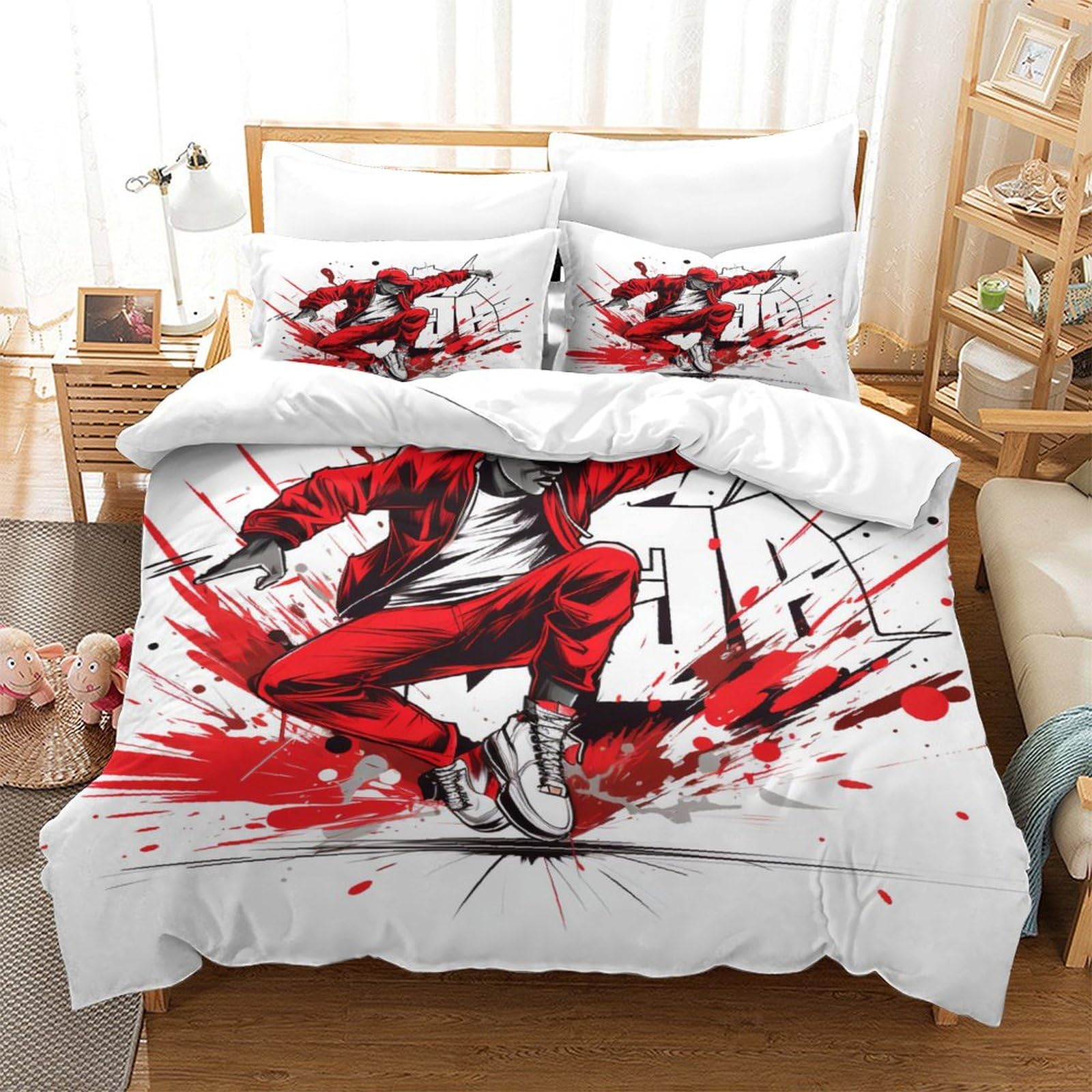 Linge de lit qualité hôtelière 140x200 cm hypoallergénique et doux