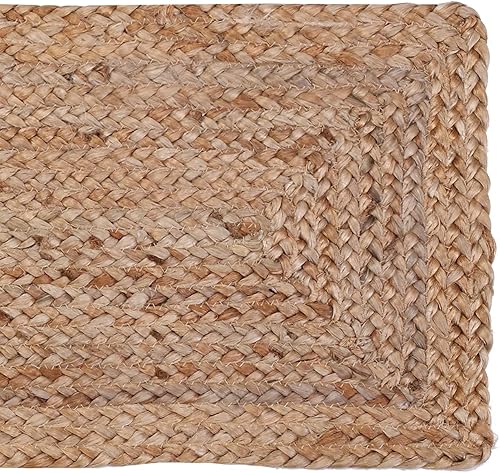 Miniatura 8 de Savi Home Camino de mesa de arpillera de yute de 36 pulgadas de largo, camino de mesa de comedor rústico, vintage, orgánico, ecológico, 13 x 36