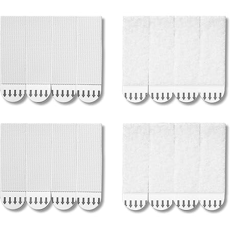 32-Pairs(64 Strips) Medium Picture Hanging Strips Heavy Duty, Hook and Loop Tape, Picture Hanger Damage Free, Water-Resistant Adhesive Strips for Frame Hanging and Christmas Decorations