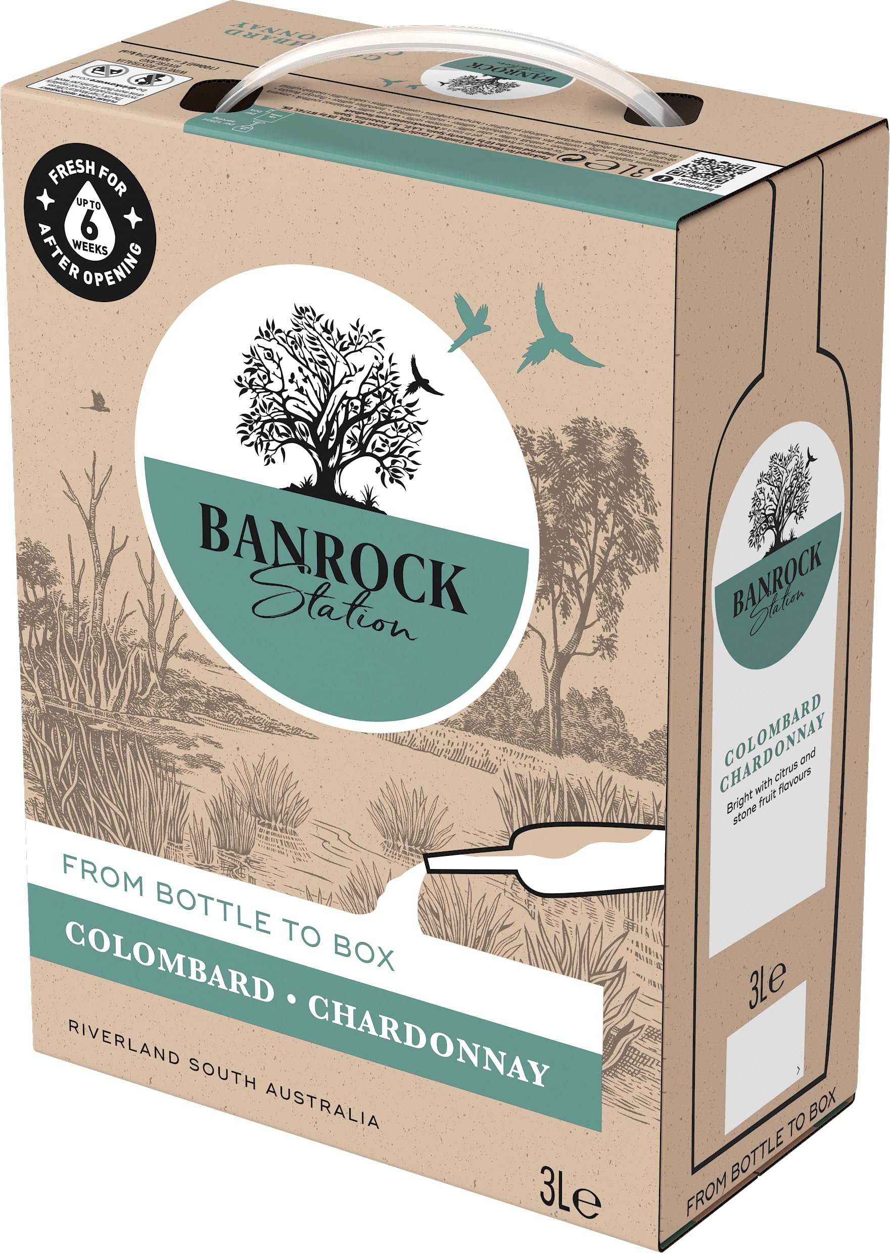 Banrock Station Colombard Chardonnay, 3l