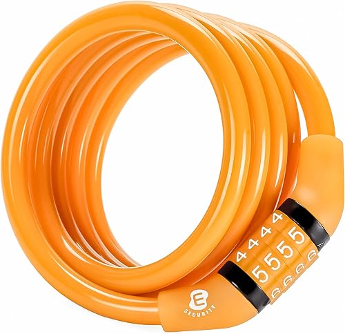 Miniatura 2 de Etronic Bloqueo de seguridad M4 Linga autoenrollable, 4 pies x 516 pulgadas