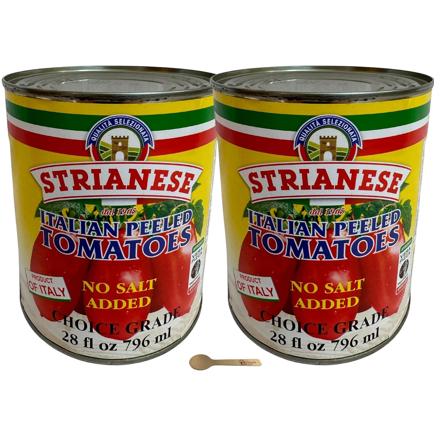 Strianese Whole Peeled Italian Tomatoes 28 oz. (800g)(Pack