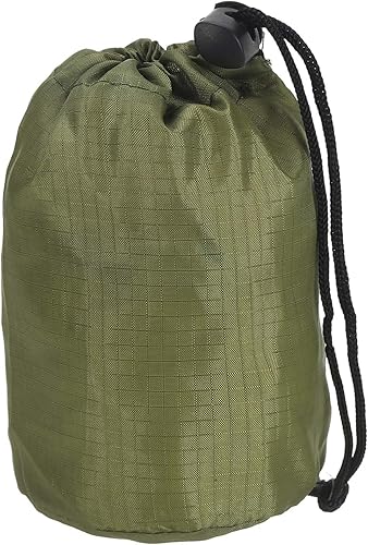 Saco de Almacenamiento, Sacos de Almacenamiento Impermeables de Nailon Portátiles con Cordón, Bolsa Seca de Organización de Equipo con Cierre, 3 x 5