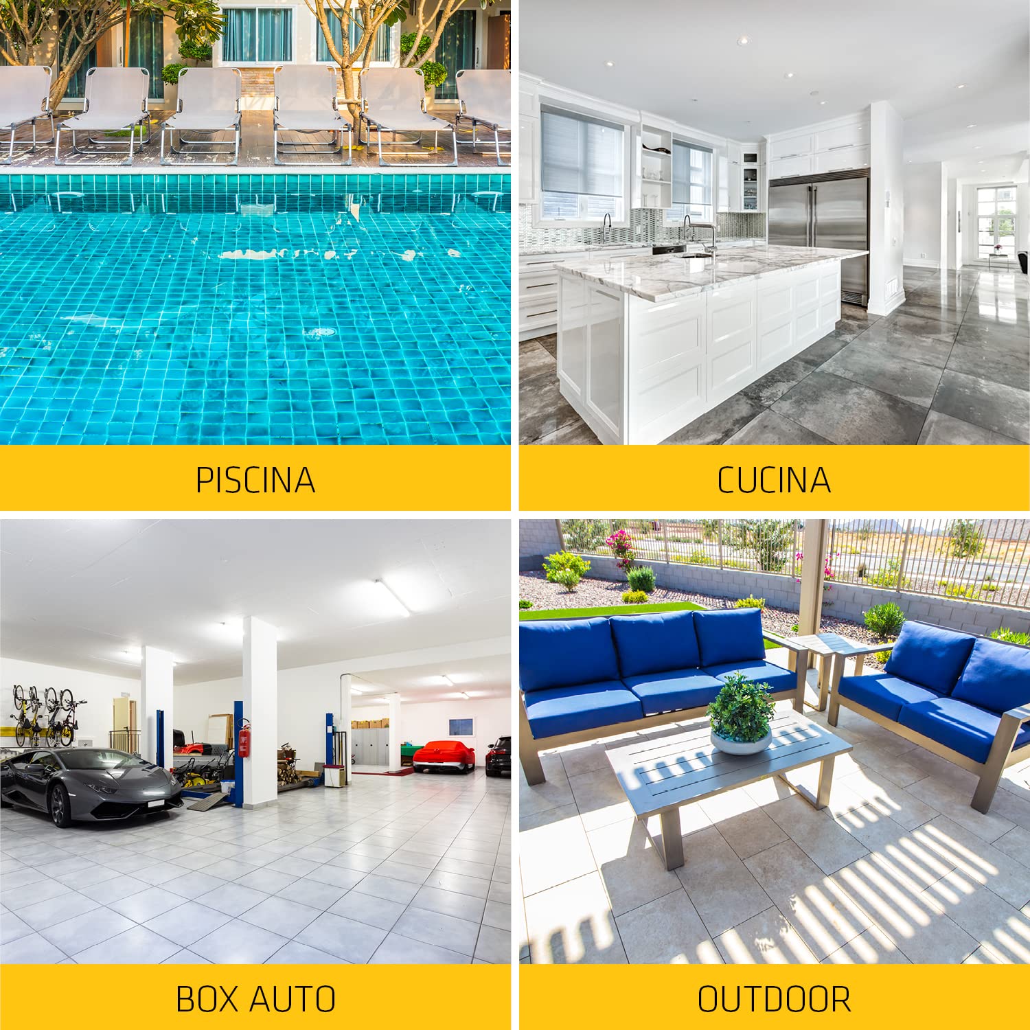 SIKA - Stucco epossidico - SikaCeram EpoxyGrout - Notte - 5kg | Per aree industriali e di design - Resistente a sporco e detergenti aggressivi - Fughe durevoli e igieniche