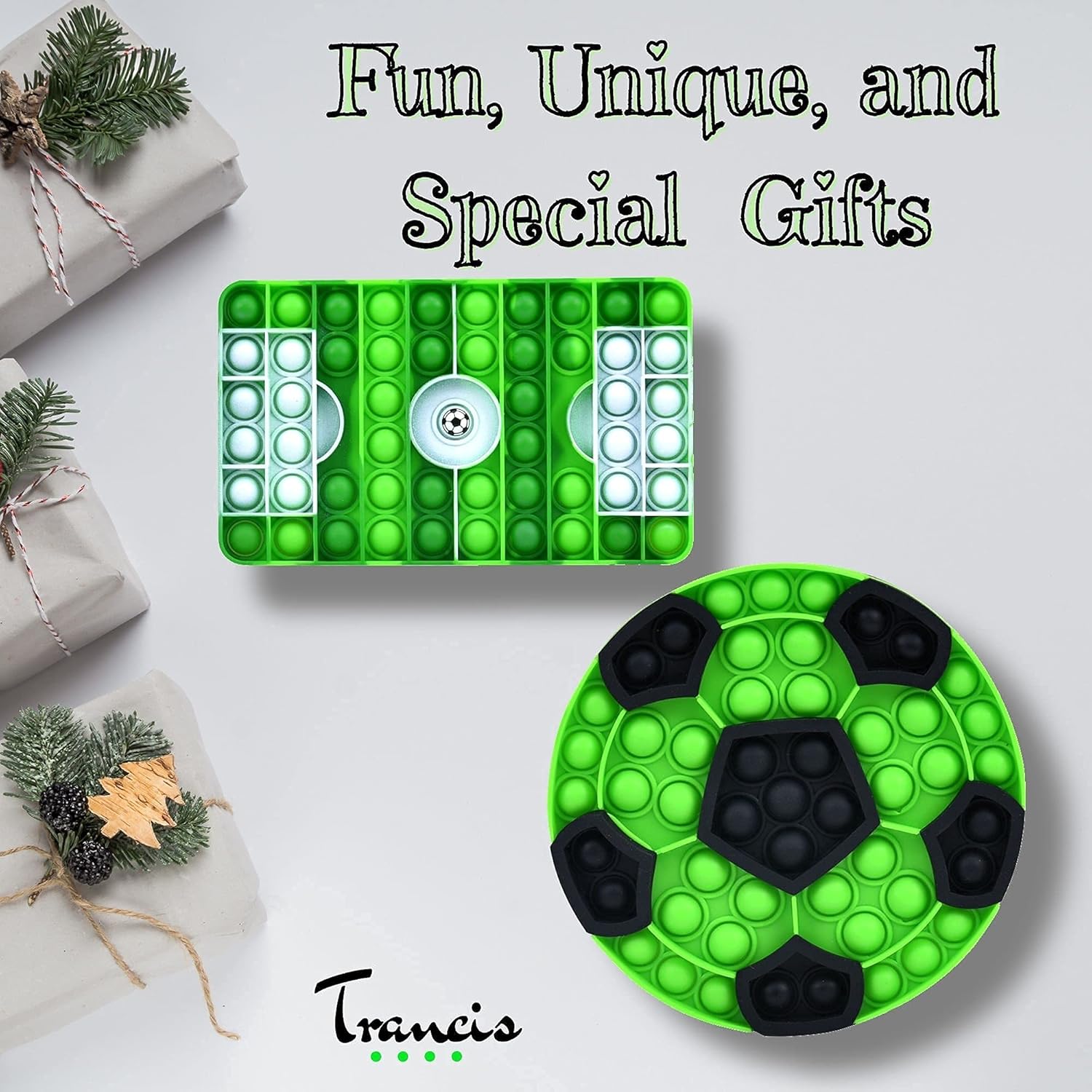 Trancis Pop It Fidget Toy; Poppers Fidgets; Kids Toy; Poppets Stress Toy Set for Anxiety Relief