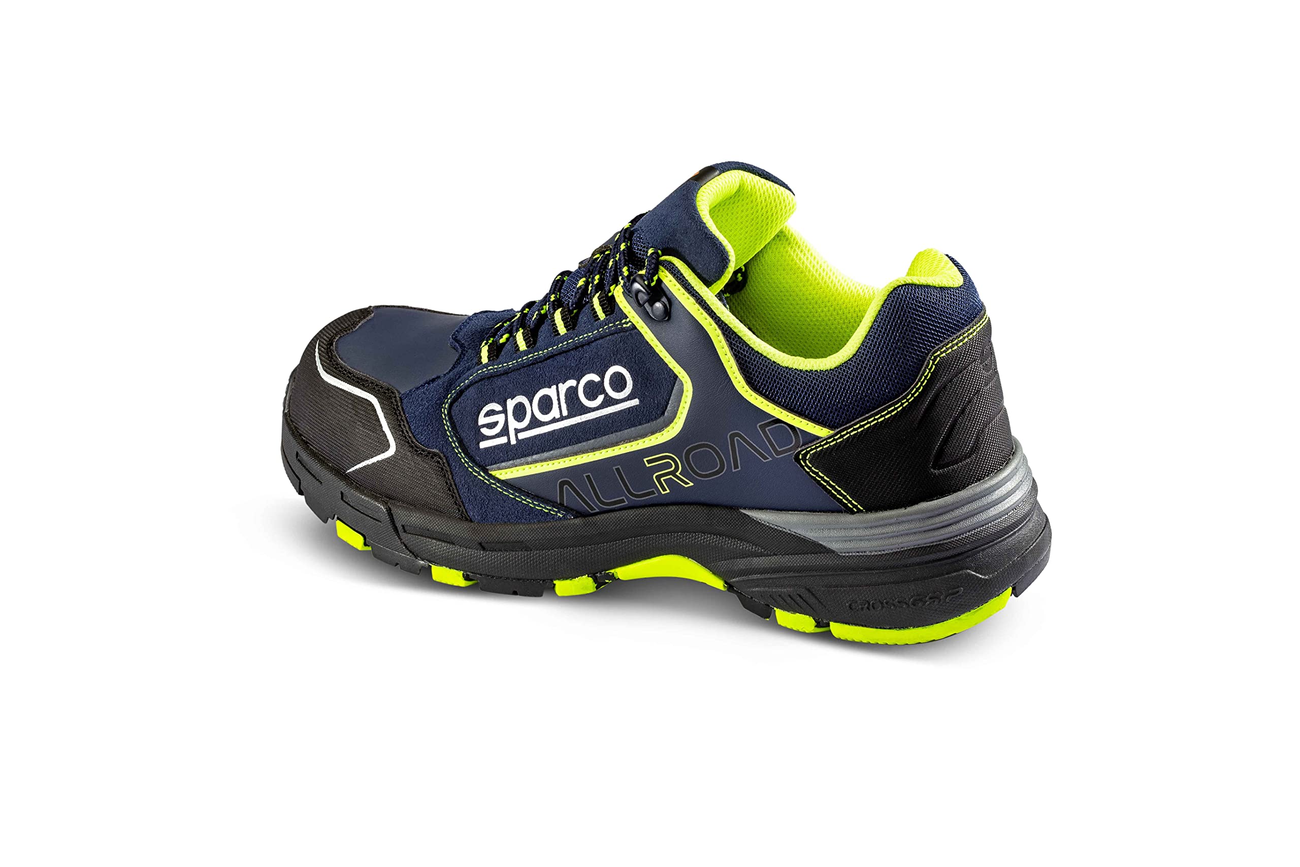 Sparco - Allroad - ESD S3S SR FO HRO - Calzado de Seguridad sin Metal ESD con Puntera de Composite - Empeine hidrófugo - Suela Antideslizante y Resistente al Calor por Contacto (HRO)