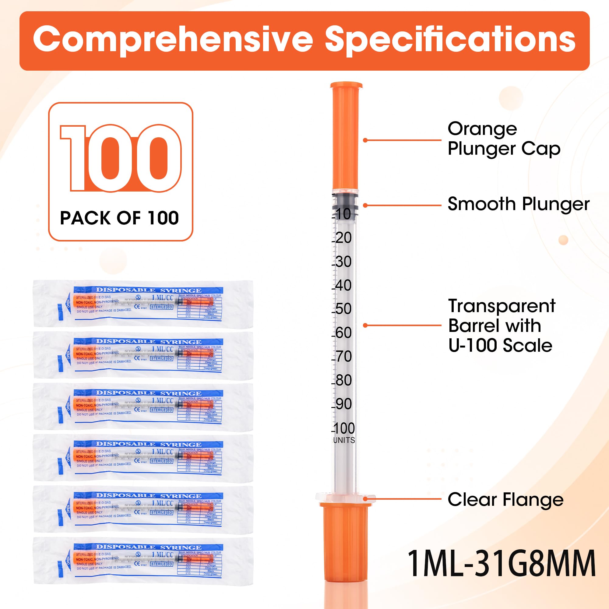 1ml Syringes 31G - Precise Liquid Handling -2