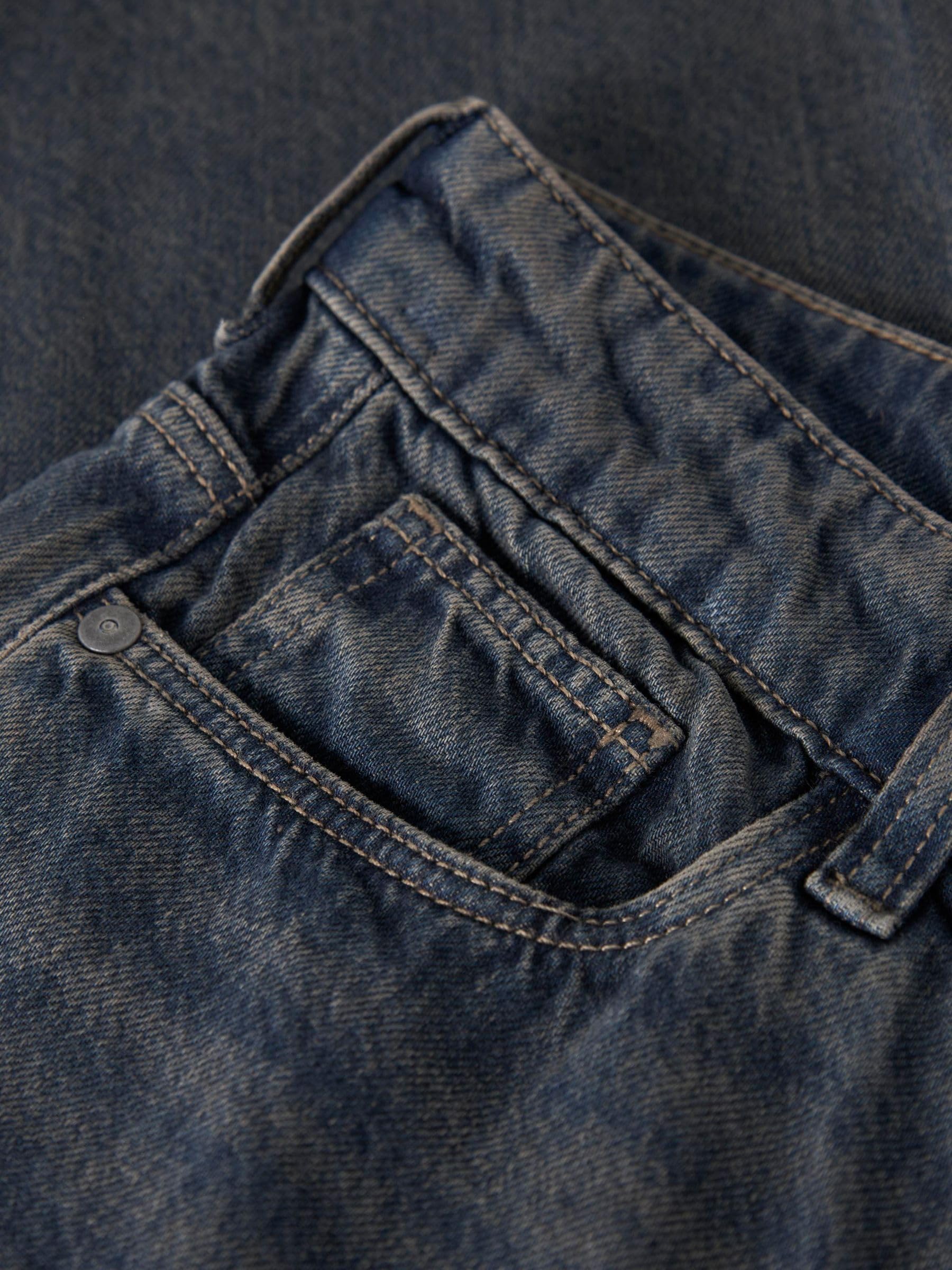 Jungen Straight Fit Jeans – 100% Baumwolle Denim Hose – Klassische Regular Fit Kinderjeans